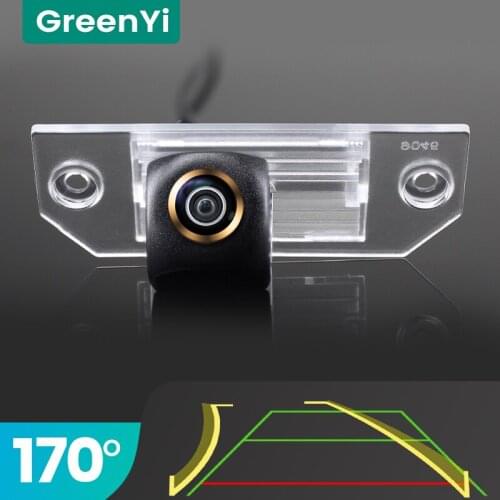 GreenYi Trajectory 170° AHD Car Rear View Camera for Ford Focus 2 Sedan C-Max 2005-2011 Vehicle Monitor