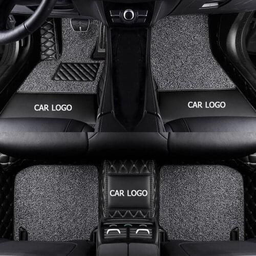 Custom car floor mat For Changan all models CS55 CS75 CS35 CX20 CX30 CS15 CS95 auto Double foot mats