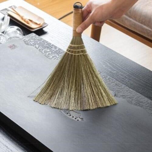 Wooden Floor Broom Household Bamboo Branch Small Soft Hair Broom Floor Cleaning Tool Manual Broom Sweeping Tool