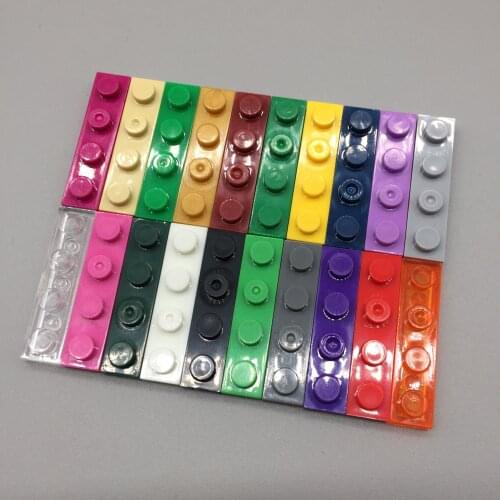 MOC Compatible Assembles Particles 3710 1x4 For Building Blocks Parts DIY LOGO Educational Creative gift Toys