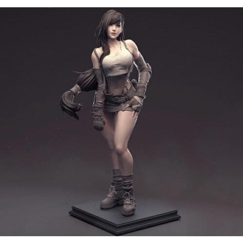 Resin Figure Kit 1/6 Sale FFVII Final Fantasy VII Di Fa FF7 Tifa Unpainted Garage Resin Model Adult Collection Toys Doll Gift