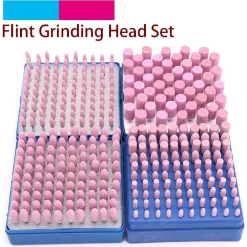 100pcs Abrasive Stone Points Polishing Grinding Head Electric Drill Bit Wheel For Dremel Rotary Accessories Power Tools