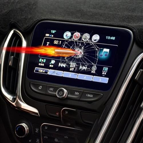 Navigation tempered film navigation screen anti-blue anti-scratch film special For Chevrolet Equinox 2017 2018 2019