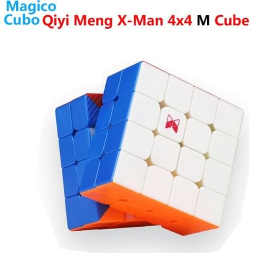 Newest QiYi XMD Meng 4x4x4 M Dream Speed Cube X-Man Magic Cubes Magnetic 4x4x4 Ambition Puzzles Cubo Magico Kids Toys for Adults