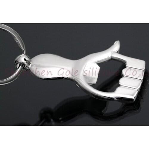 200pcs Palm Bottle Opener Keychain Zinc Alloy Beer Softdrinks Beverage Bottle Openers Tablelware Restaurants Promotional Gifts