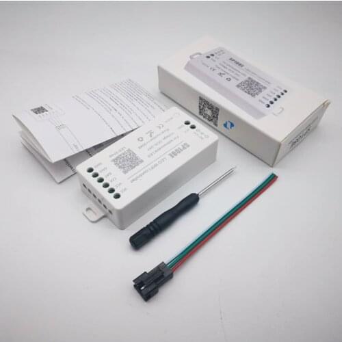 SP108E LED WiFi Controller, iOS Android App Wireless Remote Control DC5V~24V SP108E for WS2812B WS2811 WS2801 SK6812 SK6812-RGBW