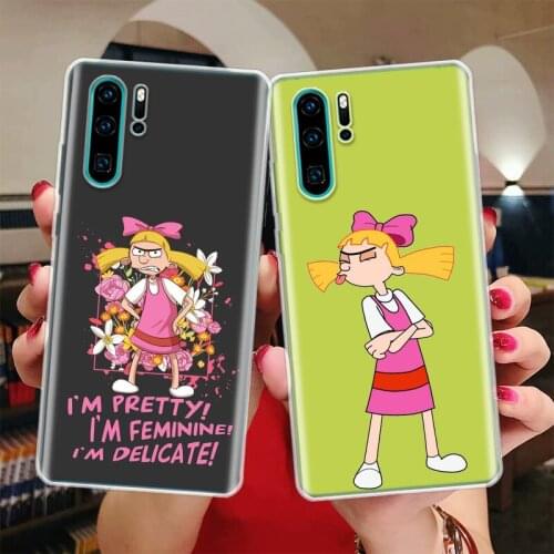 Cartoon Hey Arnold Fondos Silicon Phone Case For Huawei Honor 10 9 20 Lite Y5 Y6 Y7 Y9 9X 8X 8S 8A 7X 7A 7S Pro + 10i20i Coque