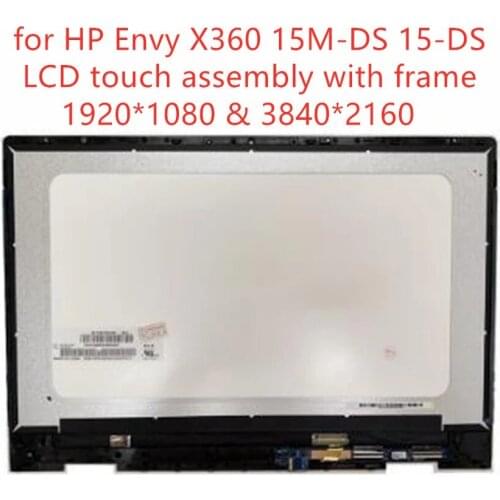 Replacement LAPTOP PANEL for HP Envy X360 15M-DS 15-DS 15Z-DS LCD Touch digitizer Screen FHD 30PIN assembly display L53868-001