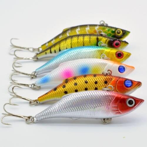 6pcs/lot 8cm/11.8g Fishing Wobblers Fishing Lures Shallow Crankbaits Isca Artificial Fishing Tackle New Free Shipping