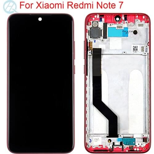 10 Touch Original LCD For Xiaomi Redmi Note 7 Pro Display With Frame Touch Screen Assembly 6.3" Screen Redmi Note 7 LCD