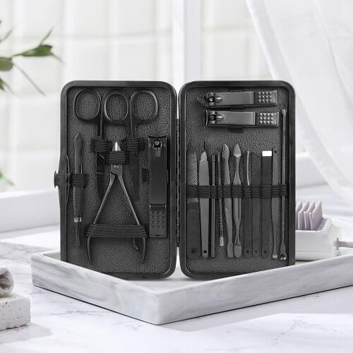 7-18PCS Nail Clipper Sets Manicure Set Pedicure Sets Nail Kit Professional Set Nail Cutter Manicure Kit Tools for Manicure Tool