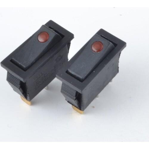 AC 16A 250V 3 Pin SPDT KCD3 ON-OFF 3 Position Boat Rocker Switch Cat eye red Heater electric heating table power switch