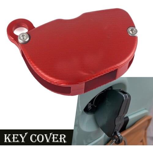 For Vespa CNC Aluminum Key Case Shell Protector Cover Universal Piaggio GTS SPRINT PRIMAVERA 150 300 125 Motorcycle Accessories