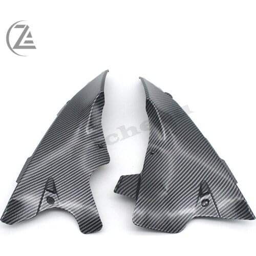 ACZ Motorcycle Carbon Fiber Paint Front Dash Air Tube Trim Cover For YAMAHA YZF-R1 YZF R1 2004 - 2006