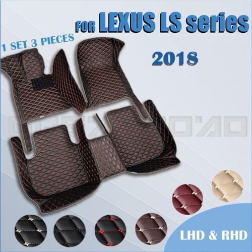 Car floor mats for LEXUS LS series 500h 350 2018 Custom auto foot Pads automobile carpet cover