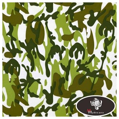 Free shipping Green CAMO Hydrographic Film Water transfer printing film 50cm*10m aqva print film HFC012