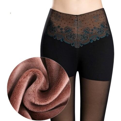 Quality Women Winter Warm Thicken Leggings Fashion Plus Velvet Thicken Elastic Trousers Women Fitness High Waist Leggings Pant