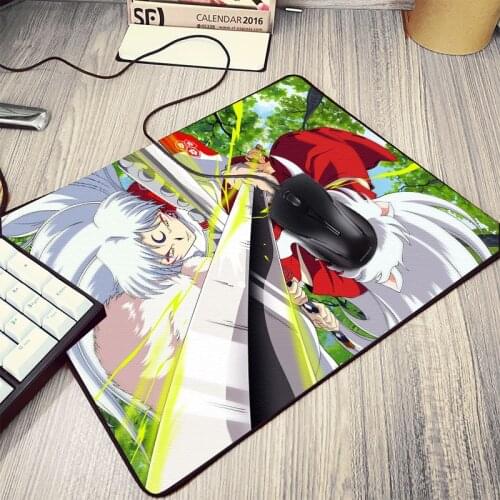 Mairuige Inuyasha and Sesshoumaru Cool Animation Mousepad Computer Pc Gaming Mousemat Pad As mat for Anime Lovers Friends
