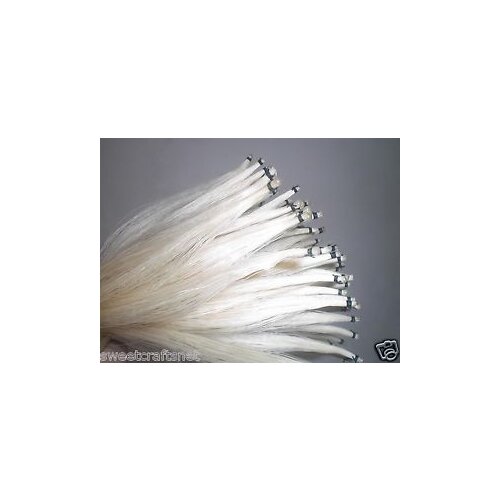 20 Hanks Violin Bow hair 32 inches 6 grams/hank including 10 black and 10 white