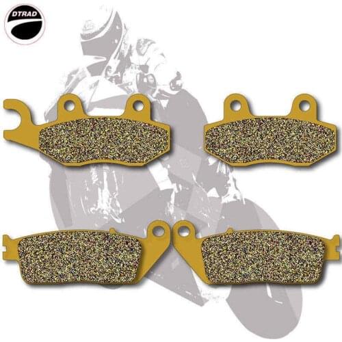 Motorcycle Brake Pads Front+Rear For TRIUMPH Bonneville America 02-06 800 01-06 T100 02-09 Black (865 cc) 06-08 (865 cc) 06-14