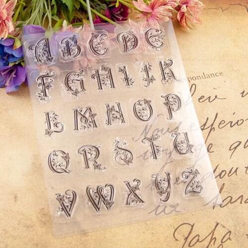 2021 NEW Letter Clear Stamp Transparent For Scrapbooking DIY Card Handmade Kid Funny Seal Stencil Poster Making Postercard