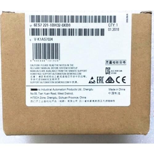 New Original PLC 6ES7 221-1BF32-0XB0 S71200 PLC 6ES7221-1BF32-0XB0 6ES7221-1BF32-OXBO