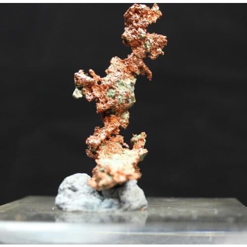 Foreign natural golden copper mineral specimens teaching natural science collection of natural elements mineral specimens
