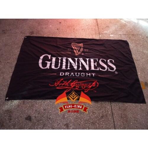 Guinness draught beer flag ,Bar promotions banner,flagking 100% custom polyester flag