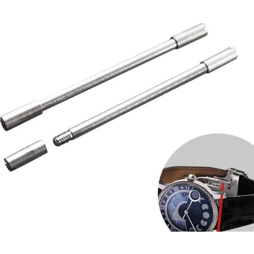 24.5mm 26.5mm watch screw tube for AP Audemars Piguet Royal Oak Offshore 42mm chronograph watch rubber/Leather Strap Belt Band