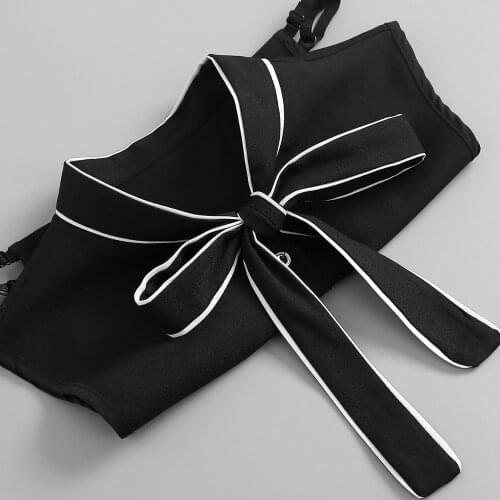 Women Fake Collars Bowtie Collar Dickey detachable False shirt cuello kraagje nep Dames воротник faux col