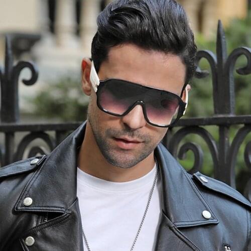 Vintage Brand Luxury Designer Fashion Oversized Square Sunglasses Men Women Classic Big Frame Driving Travel Sun Glasses Shades