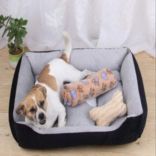XS-XXL) Portable Soft Square Pet Nest for Medium and Large Dogs Dog Supplies