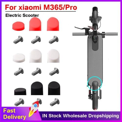 Scooter Rear Back Fender Mudguard Screws Rubber Cap Electric Screw Plug Cover For XIAOMI MIJIA M365 Electric Scooter Parts 1Sets