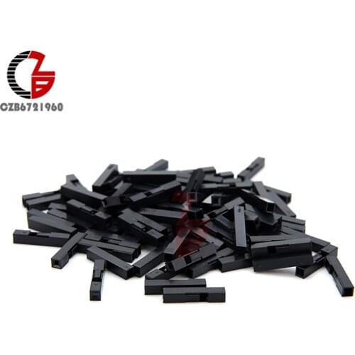 100Pcs 2.54mm 1P Pitch Dupont Jumper Wire Cable Housing Female Pin Connector