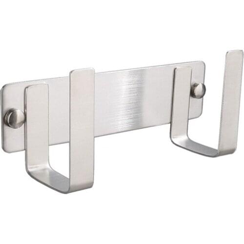 304 stainless steel pot cover rack kitchen creative multifunctional cutting board rack wall-mounted pot cover rack