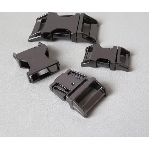 50Pcs/Lot Heavy Duty Metal Side Release Buckle Ring For Pet Dog Collar Paracord Necklace Bracelet Garment Sewing Accessory