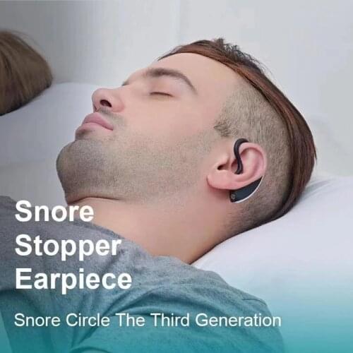 Anti Snoring CPAP Earphone Snore Stopper For Sleep Apnea CPAP OSAHS OSAS Sleep Report Snoring Cease Correction