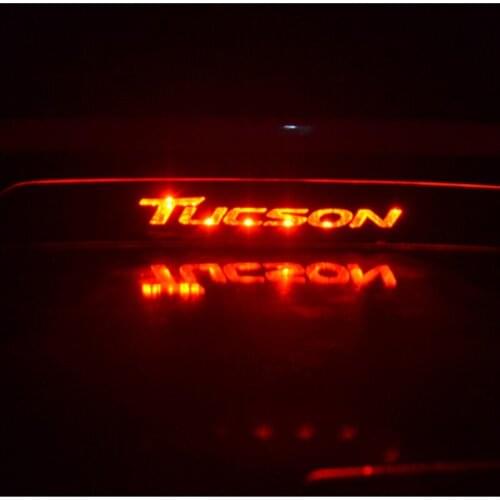 Car Brake Lights Decorative Cover High Mount Stop Lamp Stickers Modified Fit For Hyundai Tucson 2015-2017 Accessories CarStyling