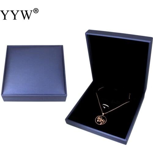 High Quality Fashion Velvet Jewelry Set Box Necklace Earring Ring Gift Box Wedding Packaging Jewelry Display Storage Box Case