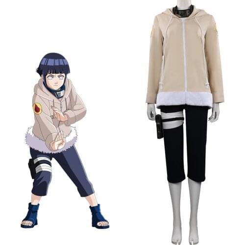 Kids Hinata Hyuuga Cosplay Costume Outfits Halloween Carnival Suit