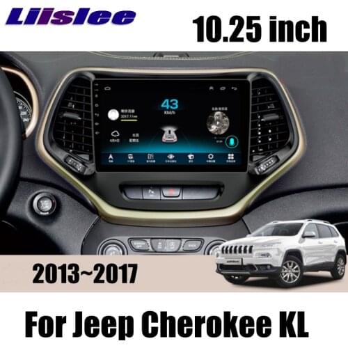 For Jeep Cherokee KL 2013~2019 LiisLee Car Multimedia TV GPS Audio Hi-Fi Radio Stereo Original Style 10.25 inch Navigation NAVI