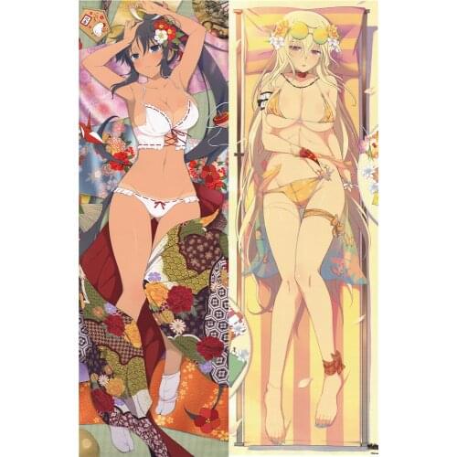 Senran Kagura Shinovi Versus Japanese Anime Pillowcase Life-sized Anime Dakimakura Sexy Female Pillow Cover 2way