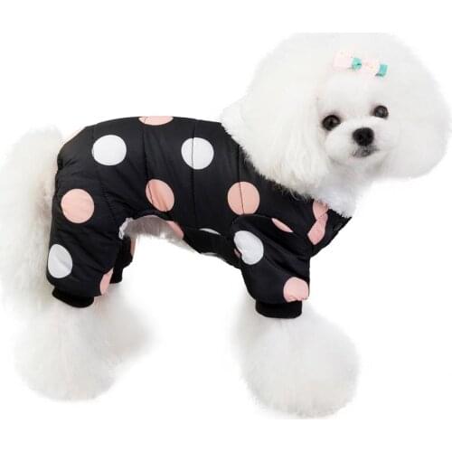 Clothes For Small Dogs Winter Warm Puppy Pet Dog Coats Waterproof Hooded Dog Jacket Jumpsuits Chihuahua Yorkie Clothing Overalls