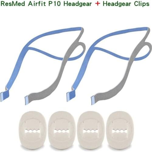 Headband and Adjustment Clips for CPAP Ventilator AirFitP10 Nasal Pillow