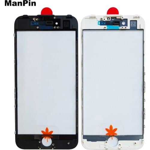 2Pcs Original AAA LCD Screen Glass For iPhone 8 Plus 7 7P 6S 6G 3in1 With Frame OCA Ear Mesh Touch Display Replace Spare Parts
