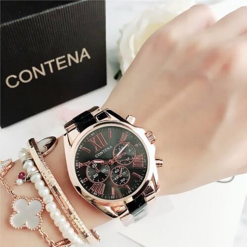 Casual Watches For Women Stainless Steel Watch Womens Quartz Bracelet Clock Luxury Wristwatches Rose Gold Reloj Montre Femme