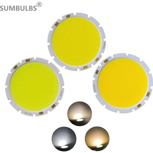 4942 Downlight bulb LED COB light source 49mm round 15W 20W 30W Chip On Board LED warm nature cold white for diy lamp