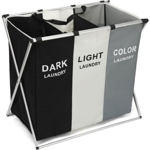 Waterproof Folding Square Storage Bucket Organize Dirty Clothes Oxford Fabric Laundry Basket
