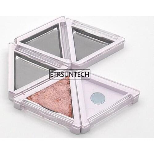 100pcs Empty Eye Shadow Jar with Aluminum Pan, Cream Jar Powder Tins, Round Brush/Lip Gloss Container F2899