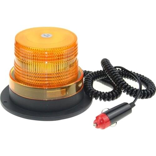 12V/24V LED Yellow color Car Truck Strobe Warning Light Police LED Flashing Emergency lights Beacon Lamp with Magnetic Mounted